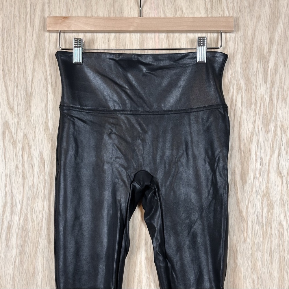 SPANX Faux Leather Leggings Black - Picture 7 of 11